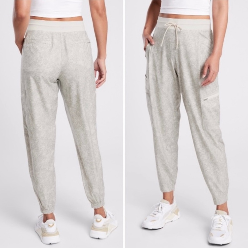 Athleta Women’s Size 6 Venture Printed Pant 980007-00 Joggers Drawstring